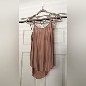 Lulus Flowy Crossback Tank Top